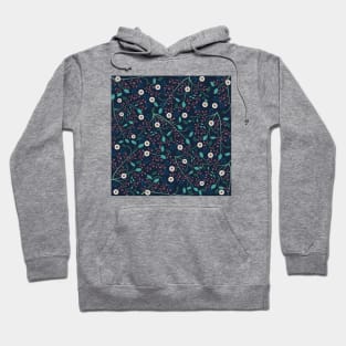 Dense flora midnight Hoodie